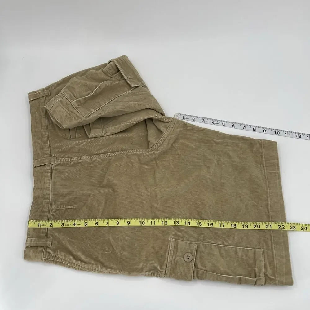 Patagonia Corduroy Cargo Shorts Mens 34 Beige‎ Style 57640